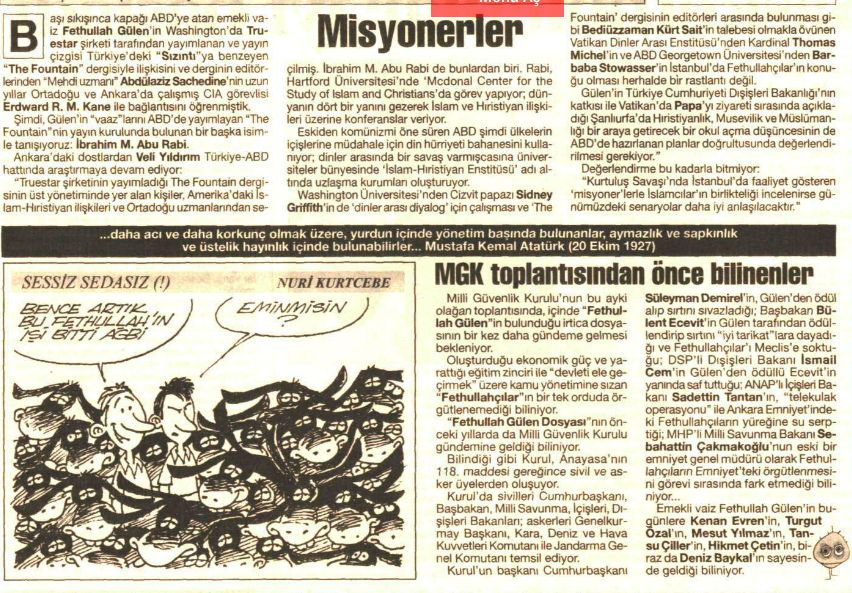 misyonerlik 22 haziran 1999